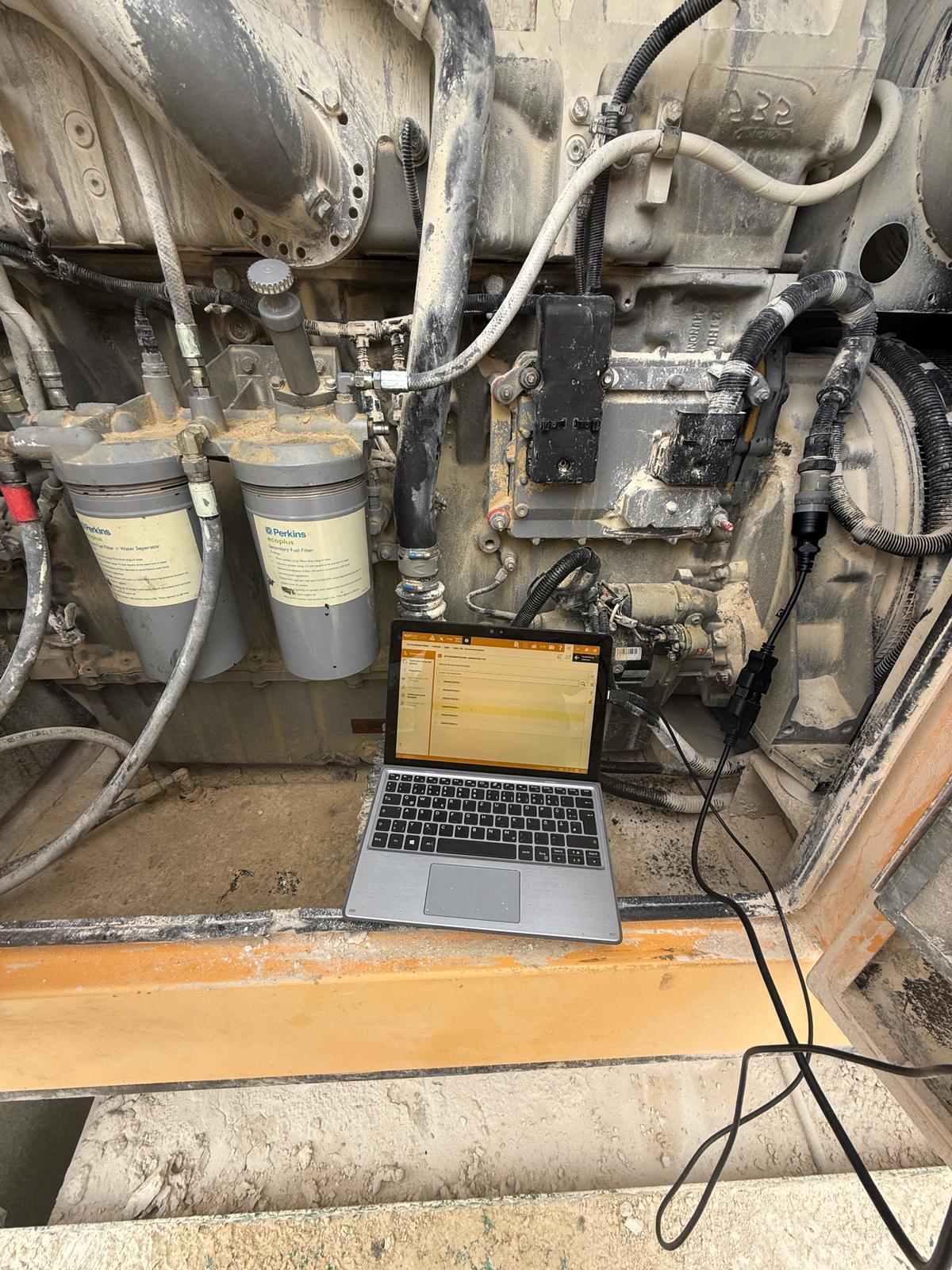 Diagnose am Perkins Motor